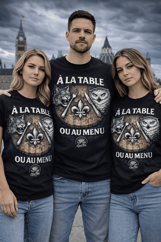 A la table ou au menu.T-shirt classique unisexe