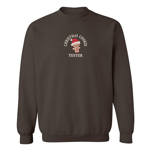 Crewneck "Christmas Cookie Tester" brodé