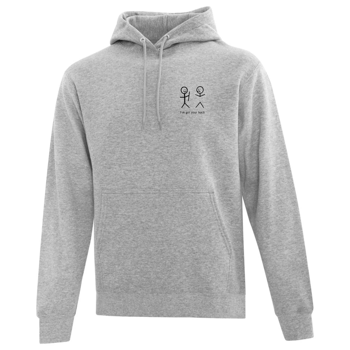 Hoodie "I got your back" brodé
