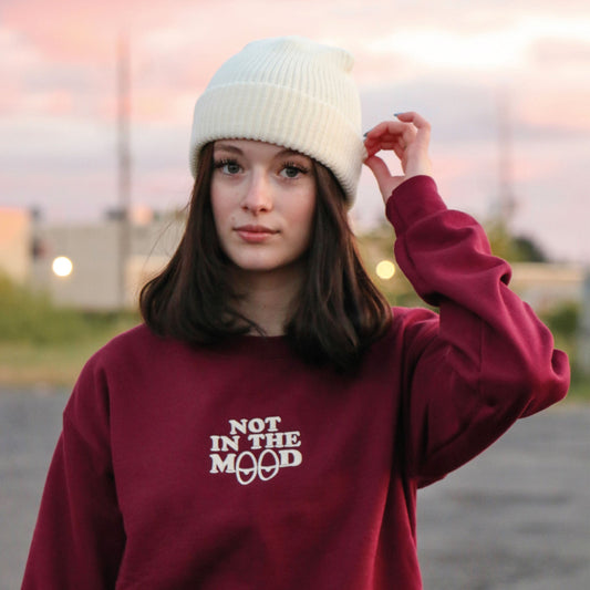 Hoodie brodé "Not In The Mood" brodé