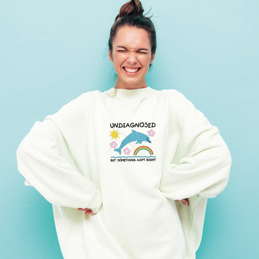 Crewneck "Undiagnosed" brodé