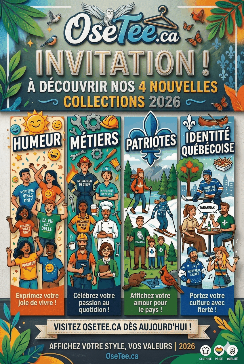 Révélation 2026 OseTee Streetwear Québécois