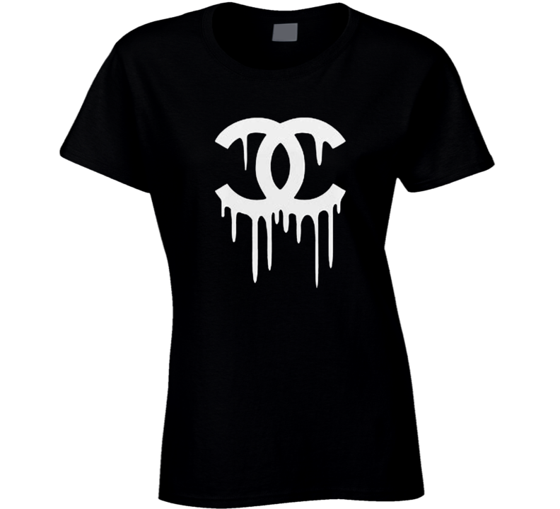 Fashion Logo Drip Ladies T Shirt