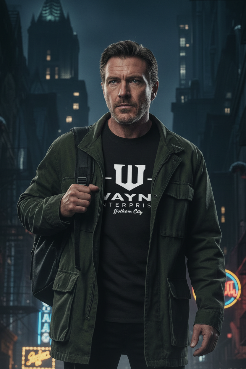 Wayne Enterprises Gotham City T Shirt