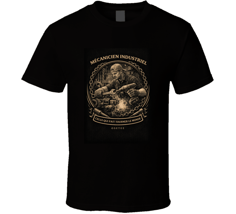 Mécanicien Industriel T Shirt