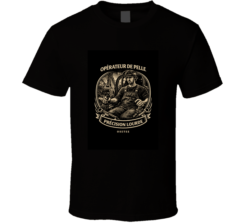 Opérateur De Pelle T Shirt