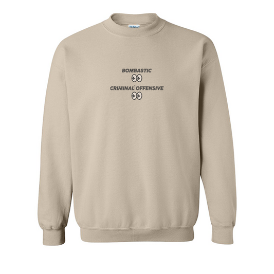Crewneck Side Eye brodé