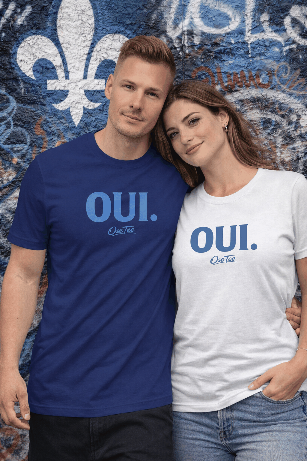 T-shirt OseTee Identité Québécoise style streetwear avec design exclusif et symbole culturel du Québec
