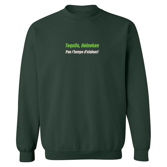 Crewneck Tequila Heinken brodé
