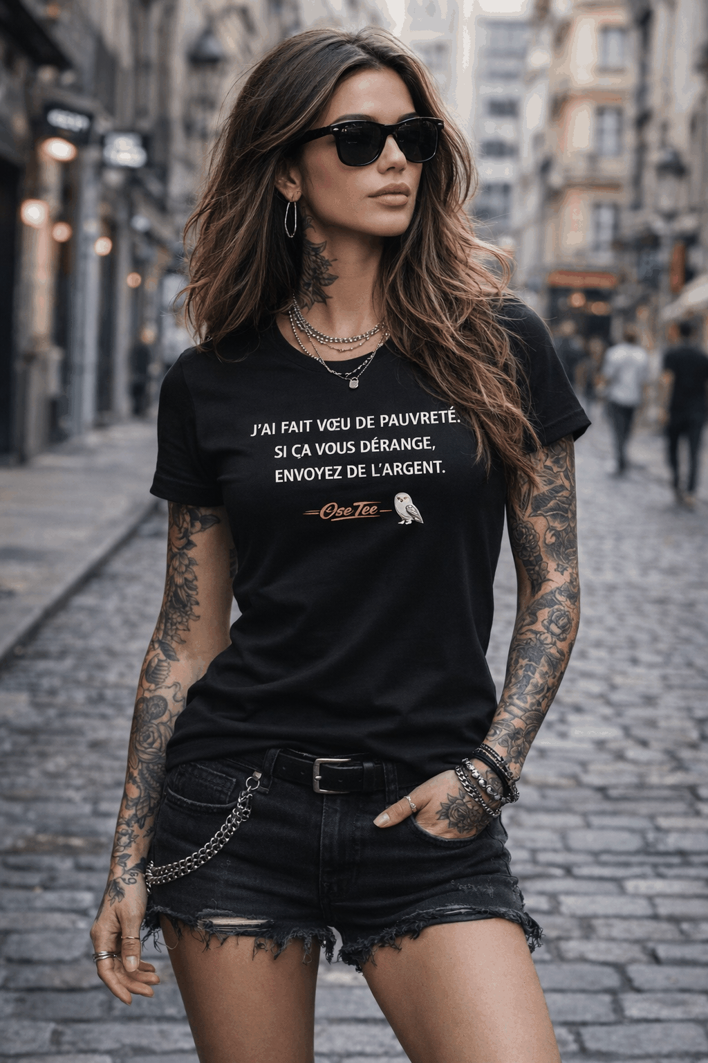 J ai fait vœu de pauvreté si ça vous dérange envoyes de l argent. T-shirt unisexe