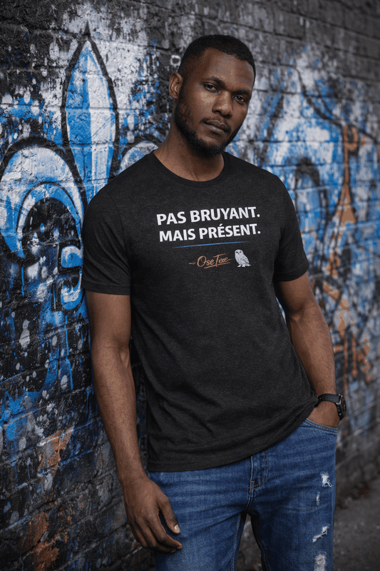 T-shirt unisexe léger et confortable de la collection Humeur OseTee streetwear