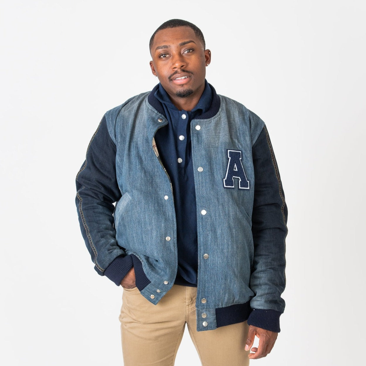 Blouson Varsity - Écossais réversible