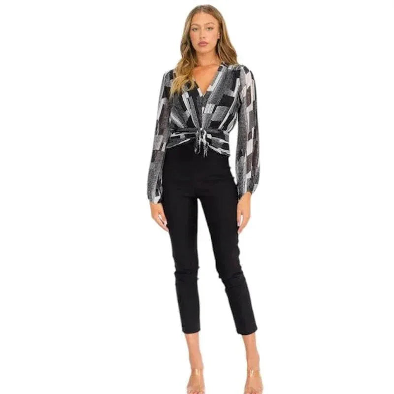 Blouse courte femme