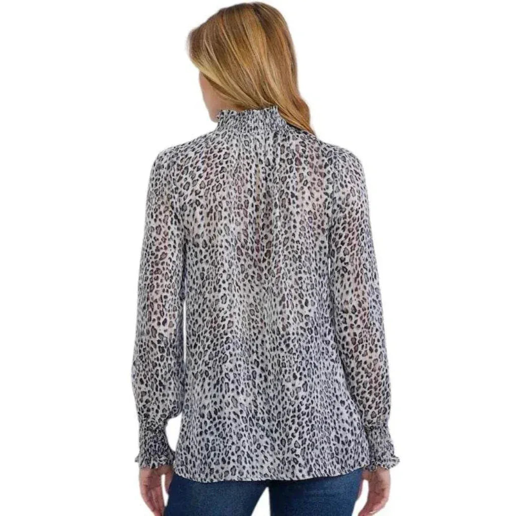 Blouse imprimée léopard