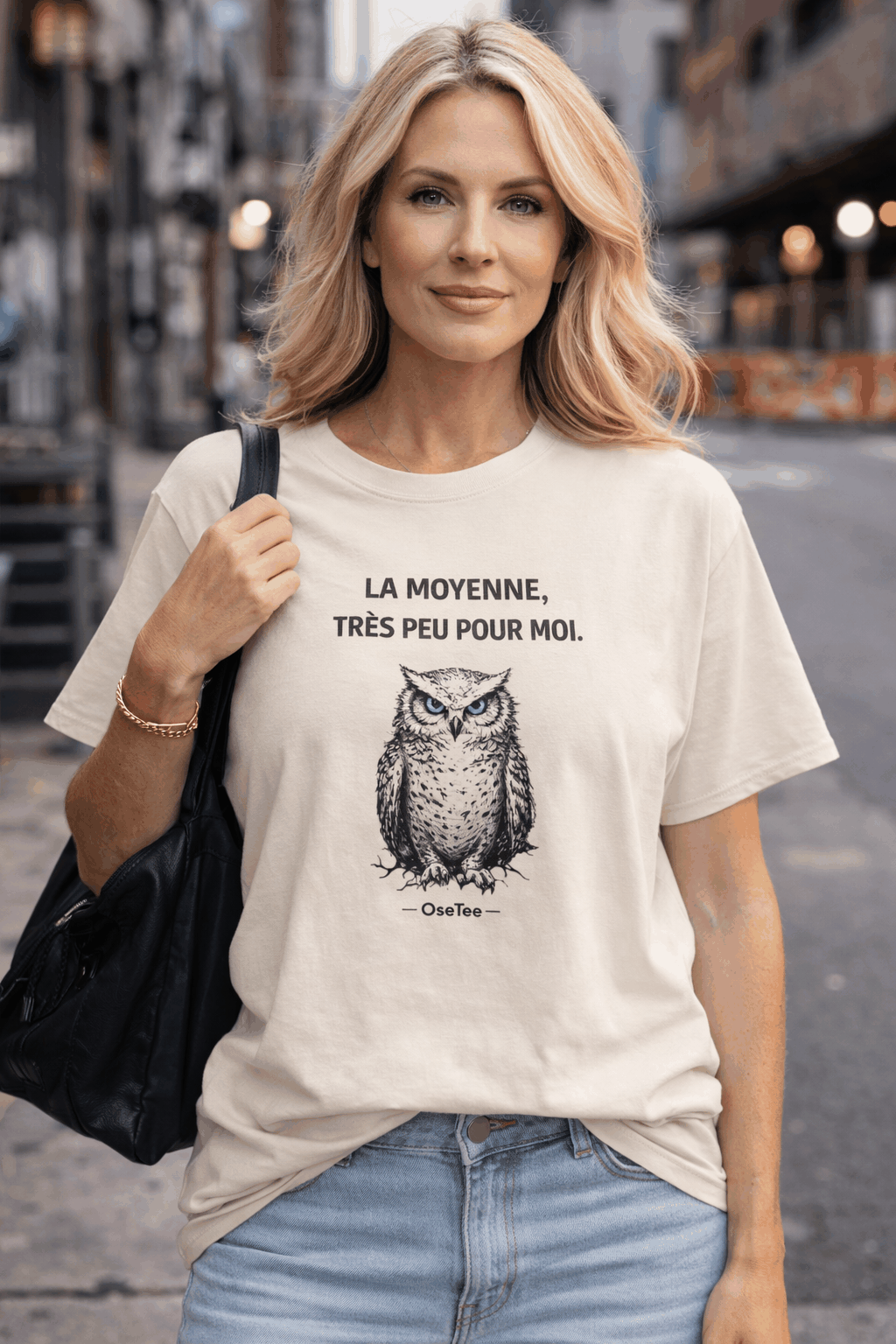 T-Shirt unisexe OseTee streetwear léger et confortable avec design humeur unique