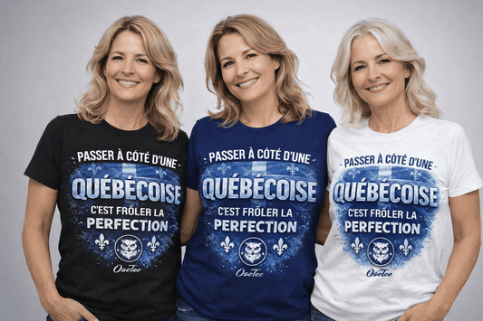 T-shirt classique unisexe Passer a cote d une Quebecoise fierté québécoise coupe structurée coton durable