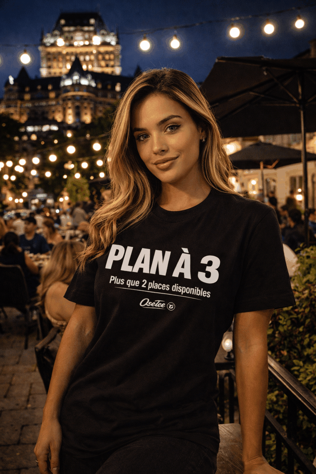 Plan a 3 Plus que 2 places disponible.T-shirt classique unisexe