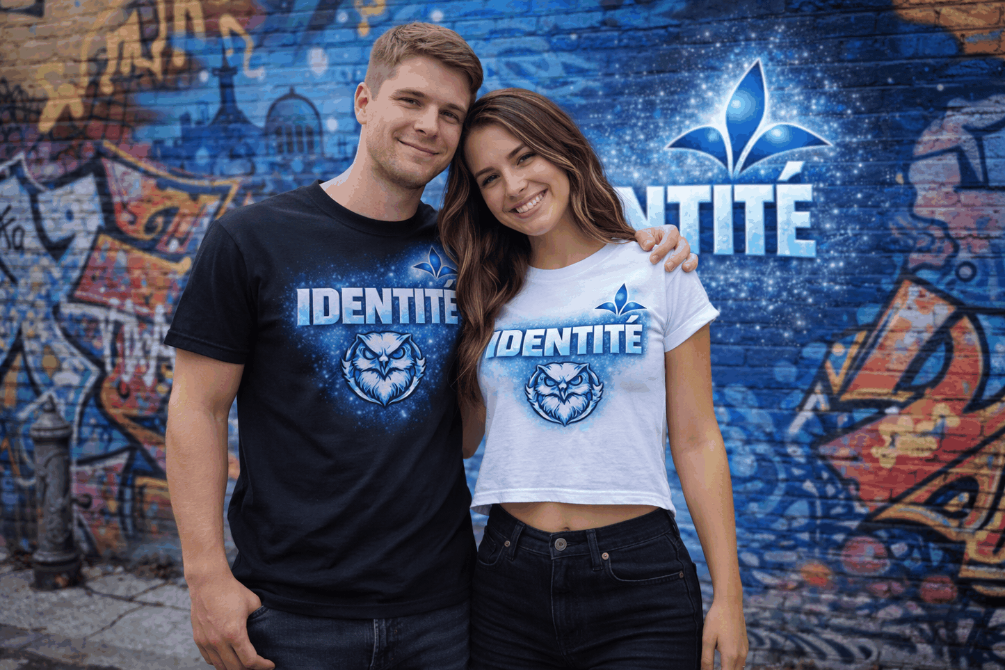 T-shirt Identité Québécoise unisexe coupe classique 100% coton durable et stylé