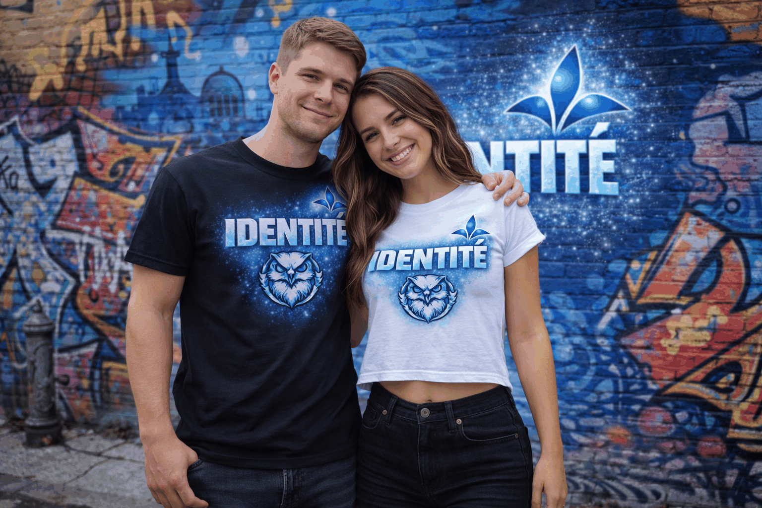 T-shirt Identité Québécoise unisexe coupe classique 100% coton durable et stylé