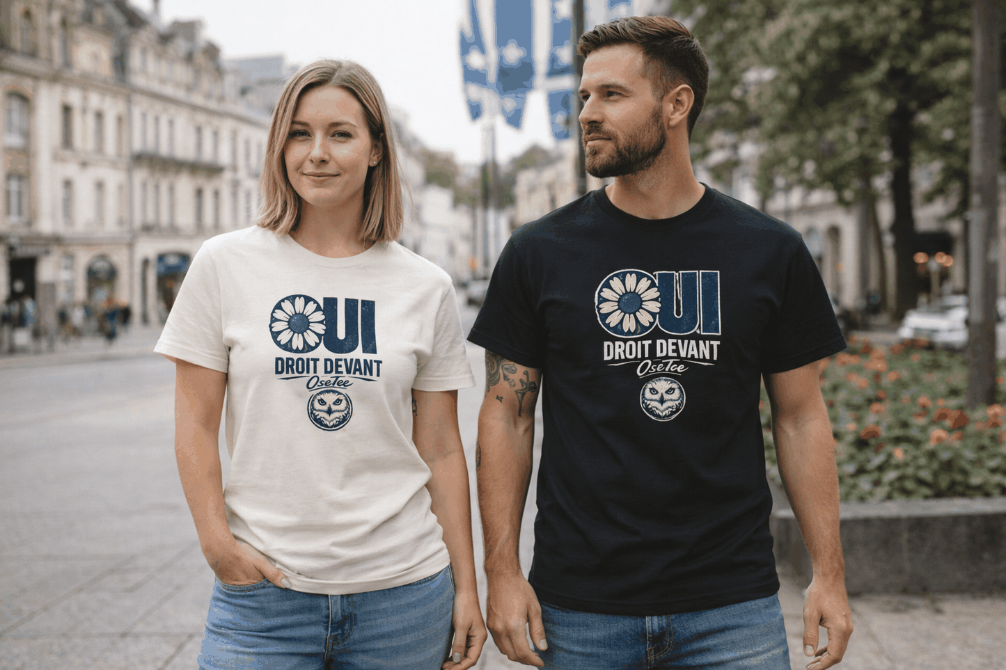 T-Shirt Identité Québécoise unisexe classique durable et confortable with Quebec pride design