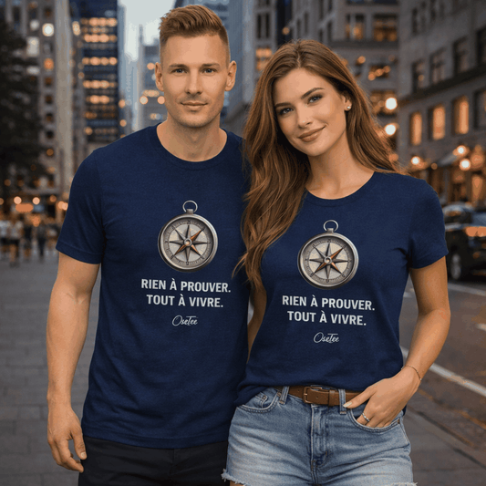 T-Shirt unisexe streetwear OseTee collection Humeur léger confortable coupe moderne