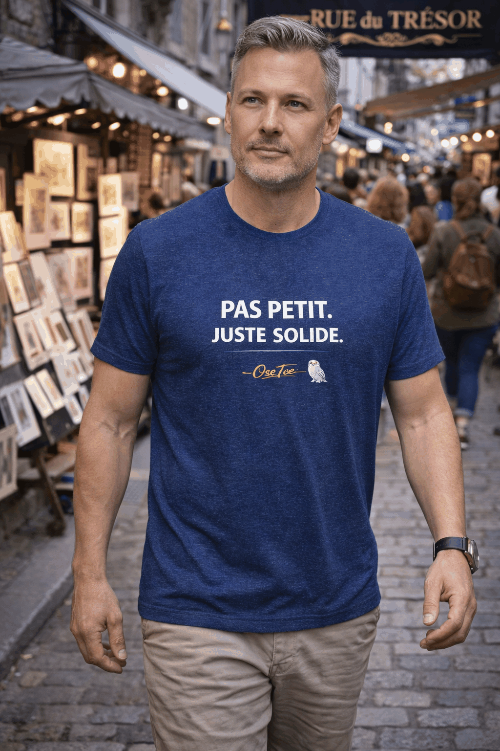 T-Shirt unisexe streetwear léger et confortable avec design humoristique OseTee
