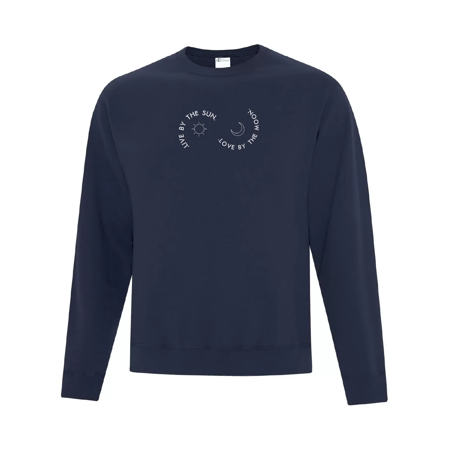 Crewneck "Live By The Sun" brodé