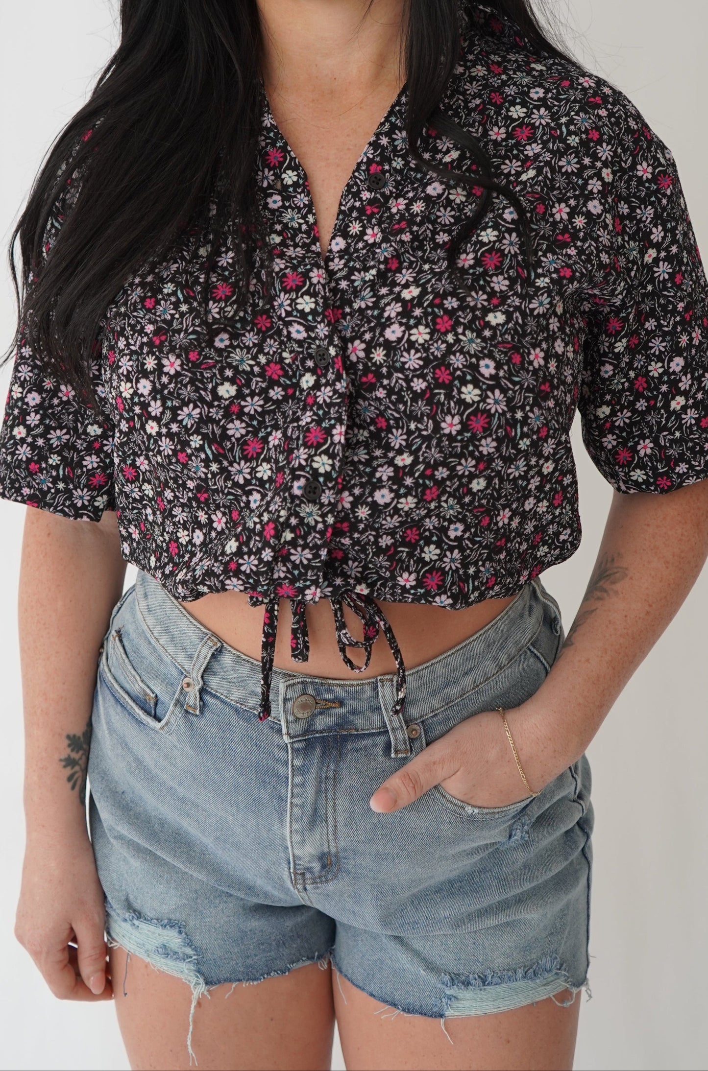 Chemise popsicle - Fleuri