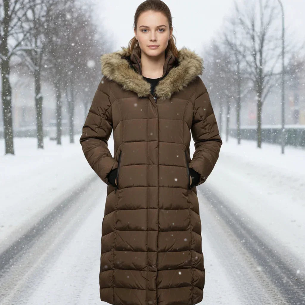 Manteau long et chaud