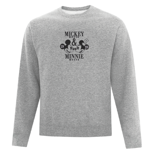 Crewneck Mickey & Minnie brodé