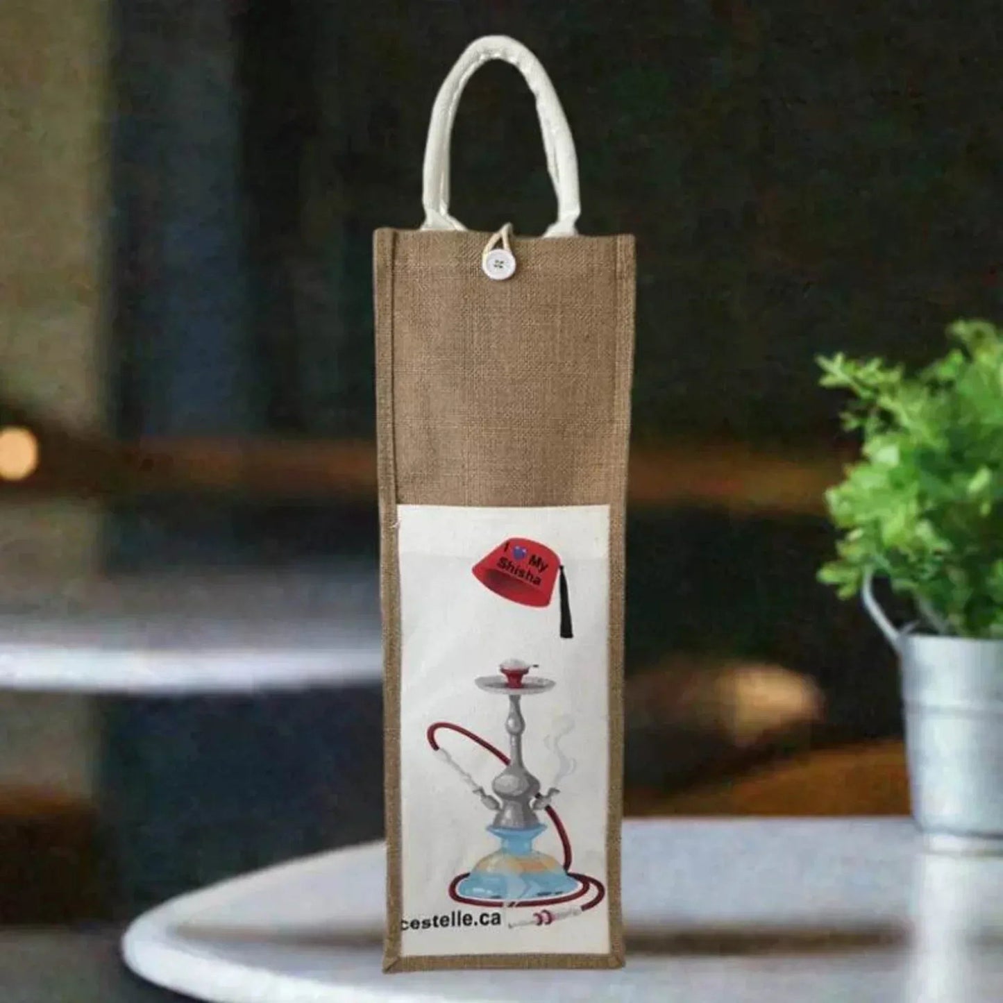 Sac jute pour shisha