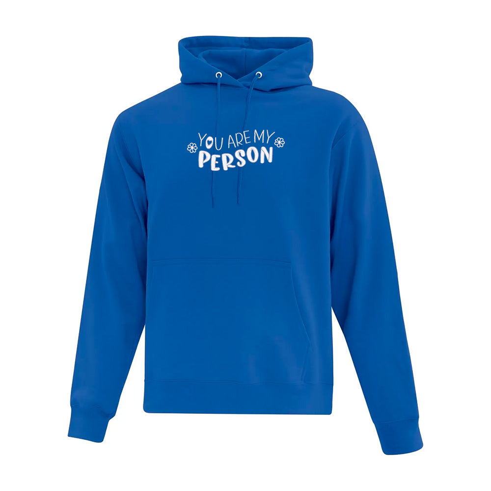 Hoodie "You are my Person" brodé