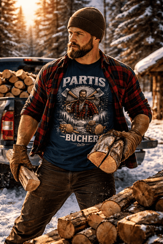 T-shirt classique unisexe Parti Bûcher design streetwear OseTee collection Métiers
