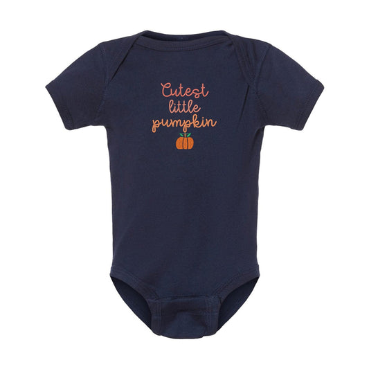 Cache-couche "Cutest Little Pumpkin" brodé