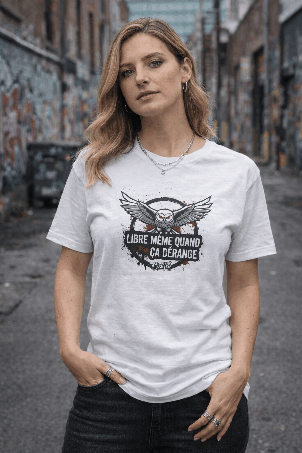 T-Shirt Identité Québécoise unisexe coupe classique en coton durable et confortable