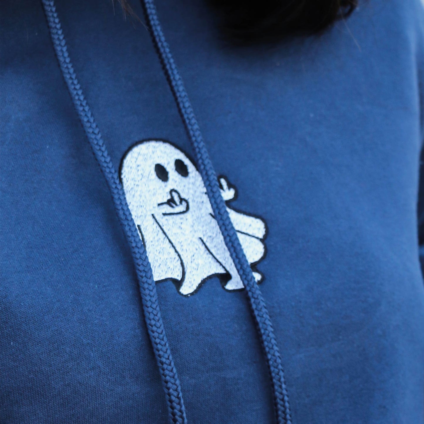 Crewneck Ghost sans lunettes brodé