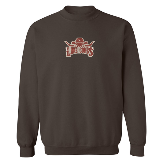 Crewneck "Luke Combs" brodé