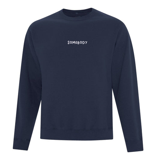 Crewneck "Somebody" brodé