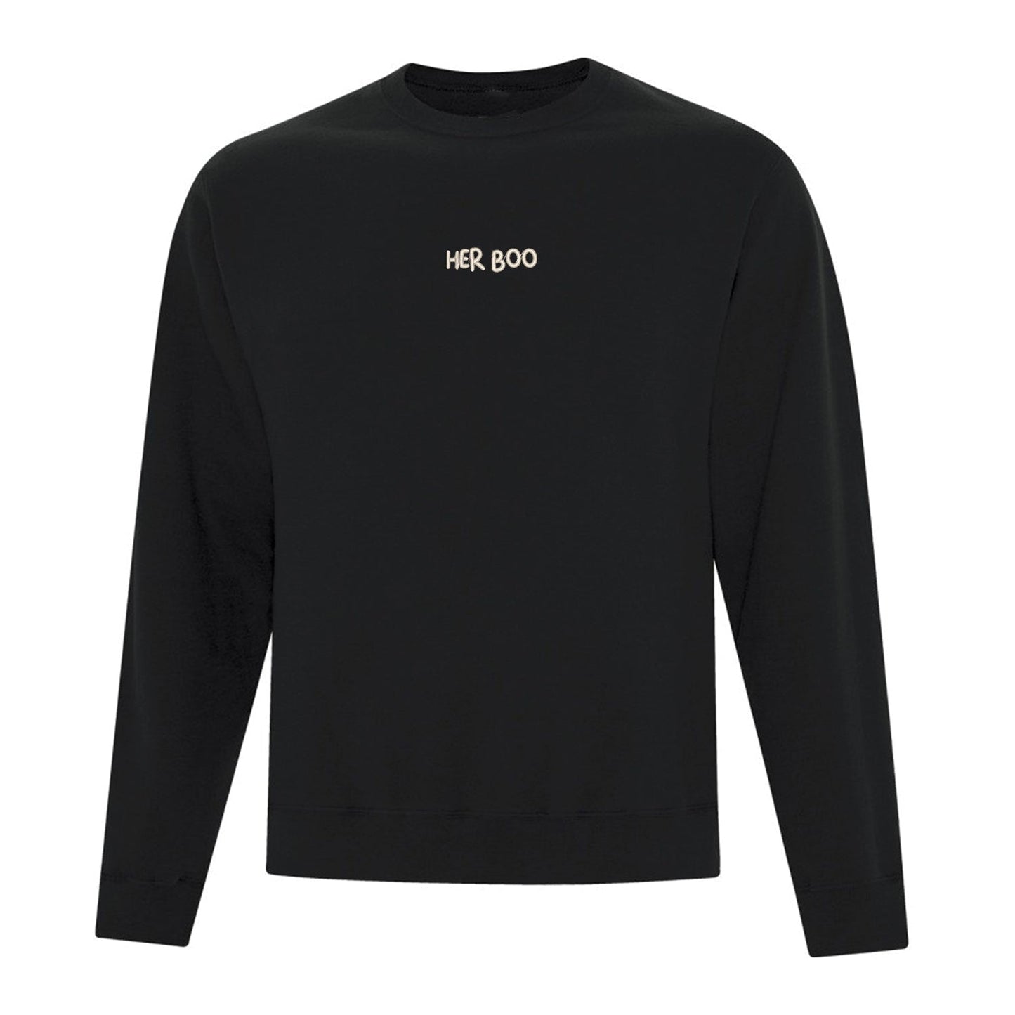 Crewneck "Her Boo" brodé