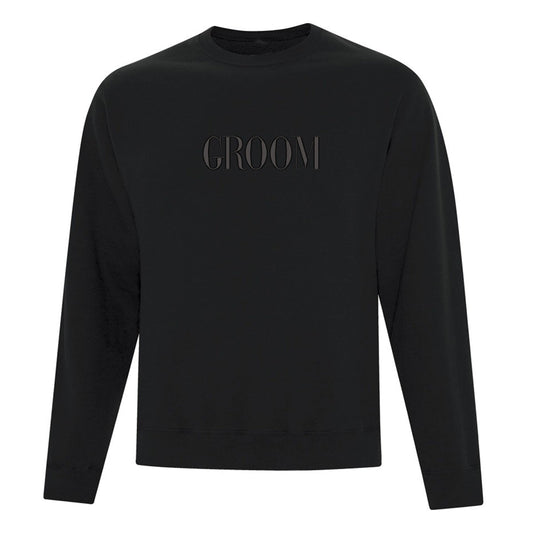 Crewneck "Groom" brodé