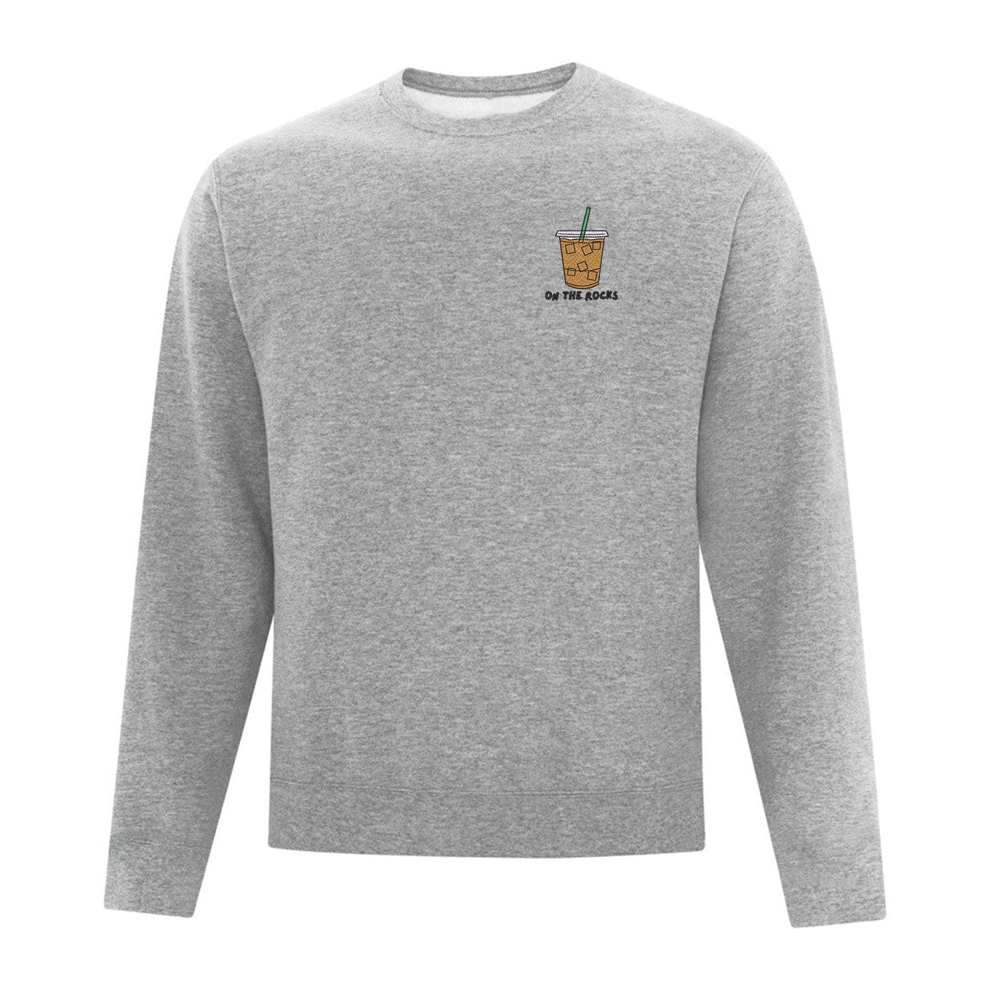Crewneck "On The Rocks" brodé