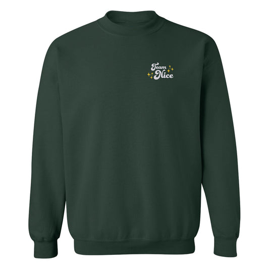 Crewneck "Team Nice" brodé