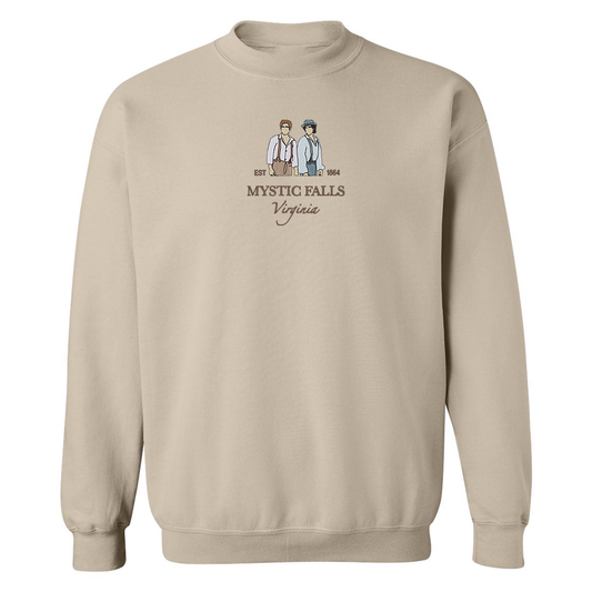 Crewneck "Mystic Falls" brodé
