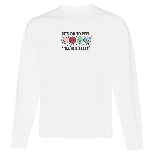 Crewneck "Feel all the Feels" brodé