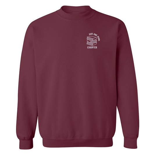 Crewneck "One More Chapter" brodé