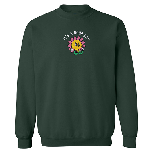 Crewneck "It's a Good Day" brodé