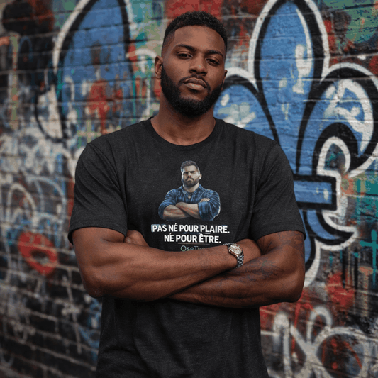 T-shirt unisexe léger et confortable avec design streetwear OseTee collection Humeur