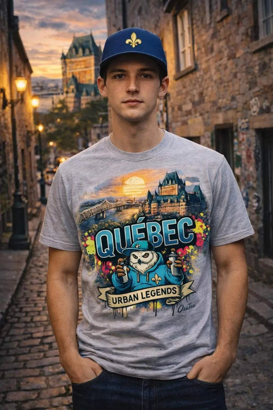 Légende Urbaine T Shirt Québec streetwear design OseTee identité québécoise confortable durable
