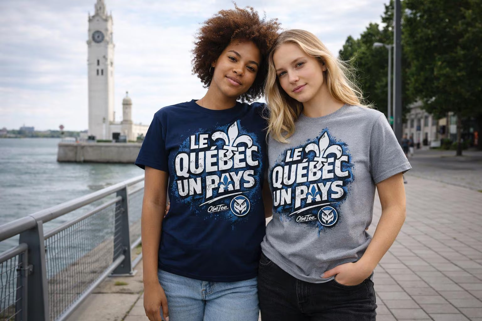 T-shirt Identité Québécoise Le Québec fierté streetwear confort durable