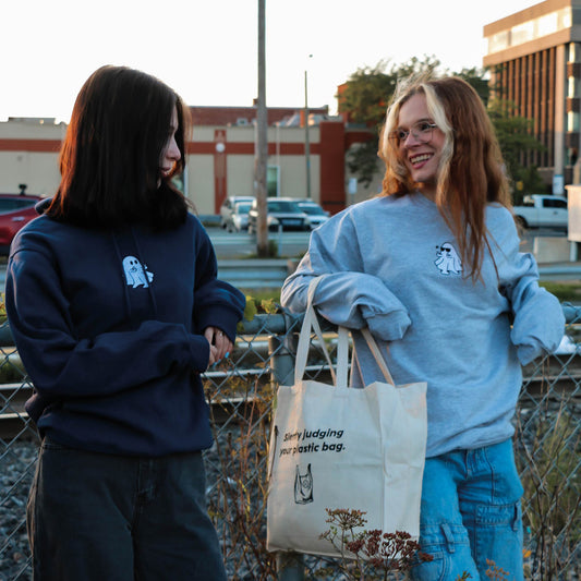 Crewneck Ghost sans lunettes brodé